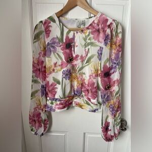 Joie Multicolor Floral Blouse